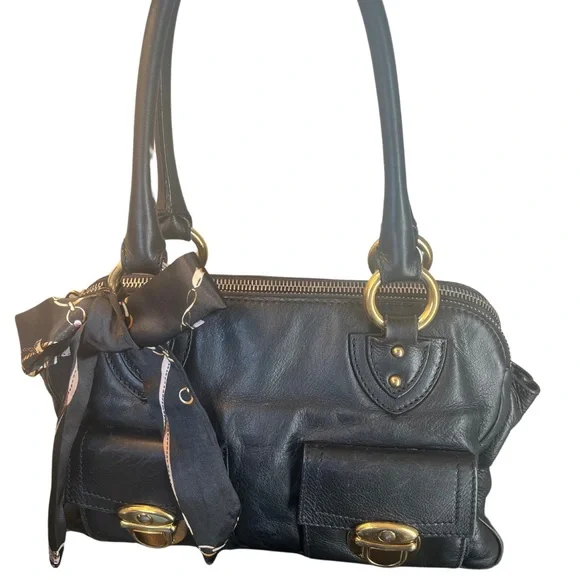 Marc Jacobs GUC Black Leather Shoulder Bag - Picture 4 of 14
